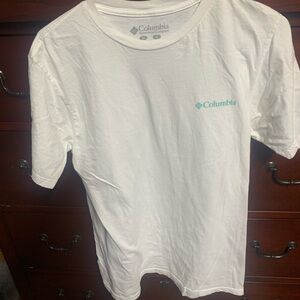 Columbia White Men's T-Shirt